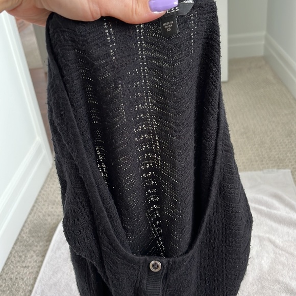 Guess button down crochet sweater - Picture 7 of 7